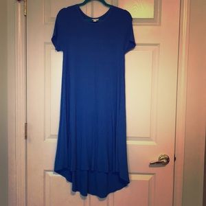 LulaRoe Carly Royal Blue S Dress